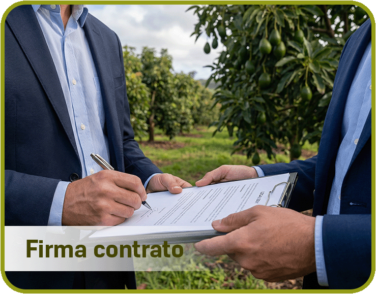 Paso 2: Firma de contrato